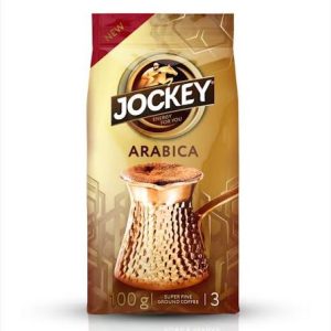 Кофе Жокей молотый Для турки Арабика в/сорт 100г 1/24 (0772-24)
